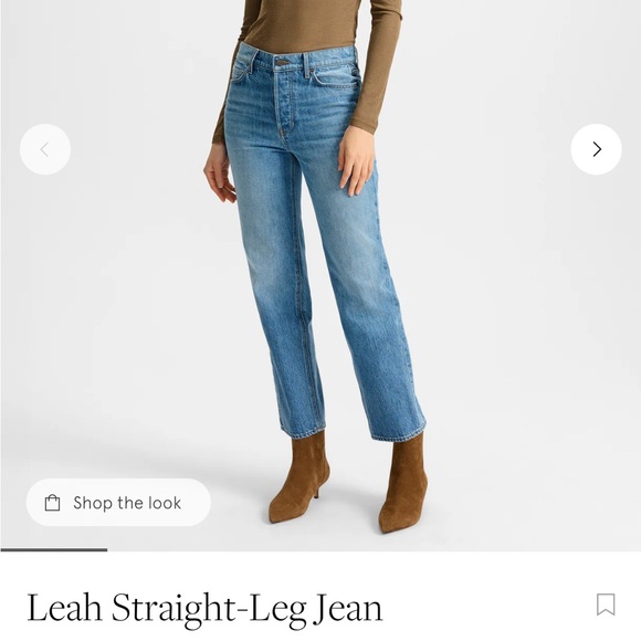 Veronica Beard Leah Straight-Leg Blue Jeans size 26